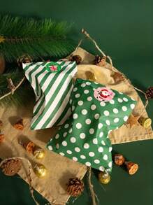 24 unidades, 12 unidades de sacolas de papel para presente + 12 unidades de adesivos Sacolas de papel kraft para presente de Natal com adesivos - Design de listras vermelhas e verdes, Sacolas para doces e biscoitos para lembrancinhas de festa de Natal, Suprimentos para embrulho de presentes de Natal, Itens essenciais para pequenas empresas, Solução de embalagem acessível e conveniente (padrão aleatório) Decorações de Natal Pijamas de Natal Presentes de Natal Decoração de Natal