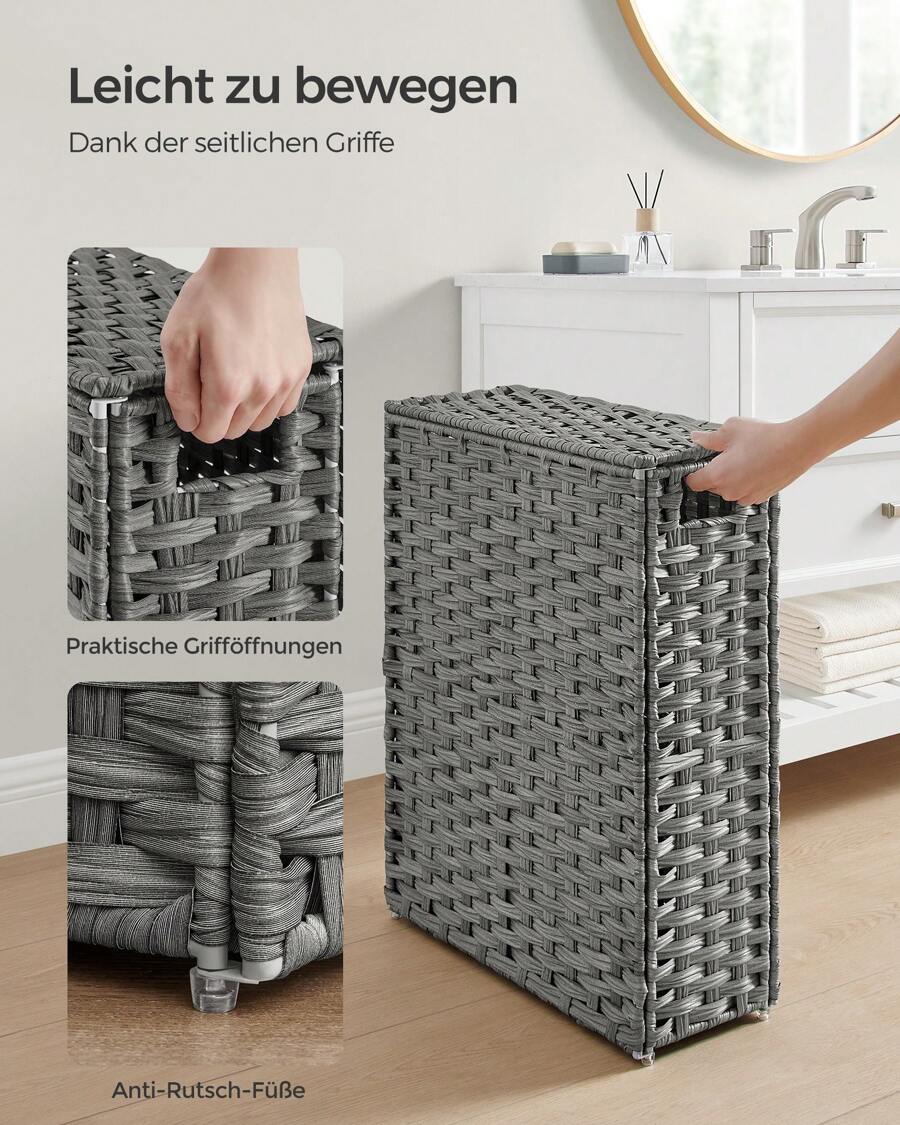 SONGMICS Laundry Baskets - 灰色 - 查看 1