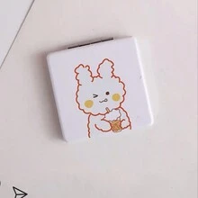 1pc Cute Simple Sketch Style Cute Animal Mirror Puppy Bear Bunny Cute Mirror - Multicolor - View 10