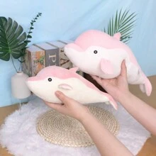 1 件 13.7/18.8 英寸柔软可爱毛绒海豚毛绒玩具娃娃、家居水族馆动物装饰、生日礼物 - 多色 - 查看 4