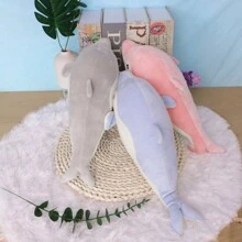 1 件 13.7/18.8 英寸柔软可爱毛绒海豚毛绒玩具娃娃、家居水族馆动物装饰、生日礼物 - 多色 - 查看 11