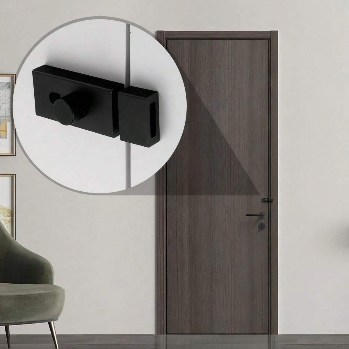 Aluminum Alloy No-Drill Latch, Door Latch, Anti-Theft Lock Latch ...