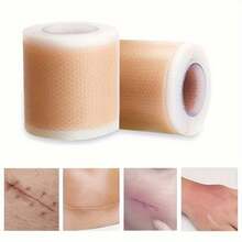 Parche autoadhesivo para cicatrices, ocultador de cicatrices impermeable invisible para imperfecciones corporales - Albaricoque - Ver 6