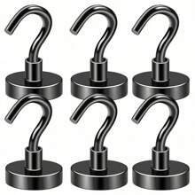 2/3/4/6/8/12/18/25/30 chiếc Móc từ tính, Móc chữ S nam châm du ngoạn chịu lực mạnh 25Lbs dùng cho văn phòng, lò nướng, nhà bếp, nhà để xe, nơi làm việc và treo đồ, v.v. - Nhiều màu - Xem 12