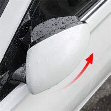 2pcs 2 In 1 Car Rearview Mirror Rain Visor - Expand Vision, Reduce Blind Spot, Driving In Rainy Days