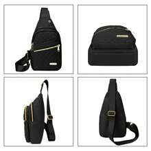 SHEIN X Milania Crossbody Small Sling Backpack Sling Bag For Women Men, Chest Bag Daypack Crossbody For Travel Sport Running Hiking