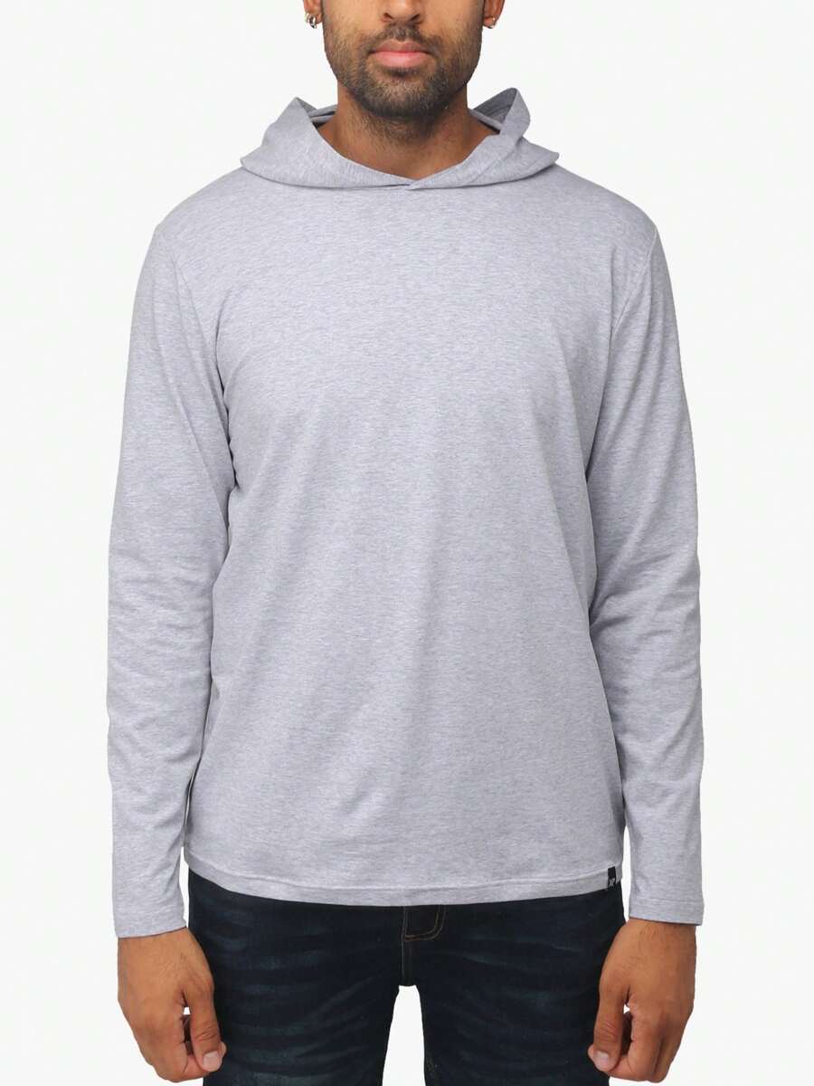 Men's Long Sleeve Hooded T-Shirt