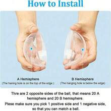 5/10pcs Transparent Christmas Ball, 4cm Plastic Christmas Trees Open Ball, DIY Christmas Tree Hanging Ornaments For Crafts, Weddings, Parties, And Holiday Home Decorations, Christmas Decor Outdoor, Christmas Gifts