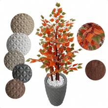 Little Lie Flower Artificial Plant Ficus Autumn Arrangements Vase 3D Decoration
