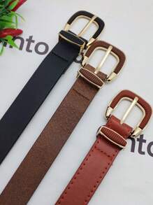 Women Belts - 藕粉色 - 查看 2