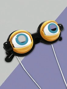 Đồ trang trí Halloween 1 chiếc mắt điên thiết kế đồ chơi kính mắt mới lạ, đạo cụ tiệc độc đáo vui nhộn cho Halloween (Màu ngẫu nhiên) - Nhiều màu - Xem 4