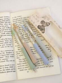 4pcs/Box Bowknot Retractable Ballpoint Pens With 0.5mm Black Ink Refills, Suitable For Back To School, Halloween, Thanksgiving, Christmas, Birthday And Other Occasions Back To School - 4pcs/box Bowknot Gel Pen - View 7