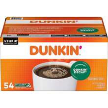 Donuts Decaf Coffee K-Cups, Medium Roast, 54 Ct. - Màu Cam san hô - Xem 1