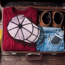 Baseball Cap Washer Anti-Deformation Cap Protector Rack For Dishwasher Washing Machine Hat Washer Frame Creative Home Supplies  Halloween Decor,Room Decor,Christmas Decorations, Halloween, Halloween Decorations,Christmas, Halloween Decor,Christmas Decor,Fall Decor,Christmas Decor,Storage,Organizer - Black - View 3