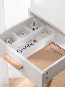 5 Pieces Set /10 Pieces Set Frosted Plastic Drawer Organization, 3 Size Desktop Drawer Divider Organization And Storage Box Cosmetics, Jewelry, Gadgets, Bathroom, Kitchen, Office, Bedroom, Vanity,For Holiday Beach, Bathroom Collection, Bedroom Collection, Large Capacity