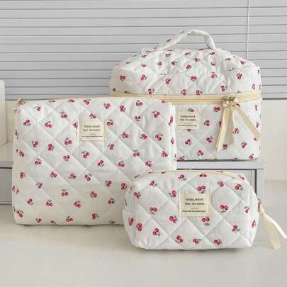 1 Pc Mini Red Berry Makeup Bag Travel Large Women Cute Cosmetic Storage Bag Handheld Makeup Bag Portable Toiletry Washing Bag,Christmas Gifts,Pouch,Travel,Gifts For Women Travel Essential,Pouch,Clutch / Small Handbag, Makeup Organizer,Makeup Organize,Pouch,Brush Holder,Mini Pouch,Large Capacity Pouch,Gifts For Women,Christmas Gifts,Gift Ideas For Women,Pouch,Makeup Pouch,Travel Essential