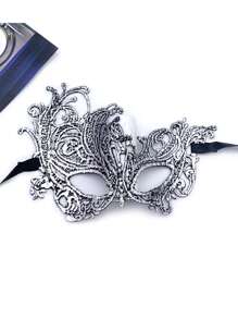 1 pezzo Maschera per il viso con metà viso in pizzo e motivo fenice, mascherata per adulti per feste, costumi di Ognissanti, lingerie sexy, maschera per gli occhi per San Valentino