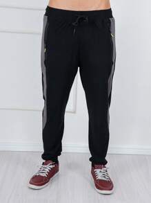 Men's Quick-Drying Stretch Pants - Black - View 2