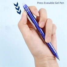1 套 2 支可擦笔 + 10 支替换笔芯，0.5 毫米笔尖，创意学生书写文具 - 均碼 - 查看 4