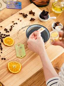 自制芳香疗法蜡融化套件 - 用于汽车清新剂和石膏标志、花卉设计、工艺用品的硅胶模具 - 灰色 - 查看 6