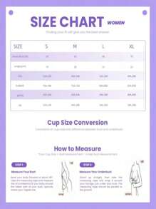 QXCQ Women's Love Detail Underwear, Invisible, Non-Wired, Wrinkle-Free, Anti-Sagging, Push-Up, Comfortable, Lingerie