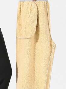 Men's Plus Fleece Thick Sweatpants, Thermal Lined Warm Sports Pants, Autumn Winter - Black - View 5