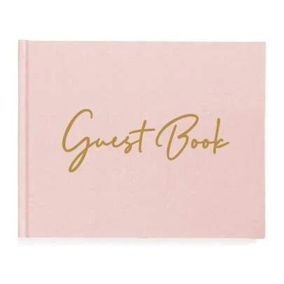 1 pieza Libro de visitas para bodas, fiestas y eventos especiales - Elegante libro de registro de visitantes con bordes dorados, excelente para bodas, celebraciones, fiestas y despedidas de soltera, Navidad