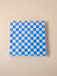 50 piezas Papel encerado a prueba de grasa con diseño cuadriculado creativo para restaurante, almohadilla para aperitivos, papel para envolver pan, pollo y otros - Multicolor - Ver 4