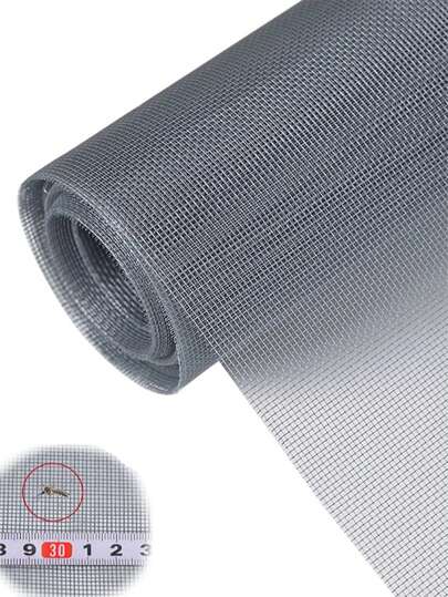 1 Pack Upgraded Nano Gray Mosquito Window Screen - Enhanced Durable, Washable Mesh With High-Strength Fibers For Superior Insect Protection - Ideal For Home And Office