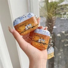 Van Gogh Oil Painting Earphone Cases Compatible With Airpods 1st 2nd 3rd Pro 2nd Generation Collection Value Artwork Cover With Keychain Compatible With Apple Airpods - Multicolor - View 5