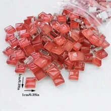 100 pezzi Di Tessere Mosaico In Ceramica E Vetro Fai Da Te, Materiali Decorativi Artigianali, Cristalli Colorati, Regalo Per Interazione Genitore-Figlio