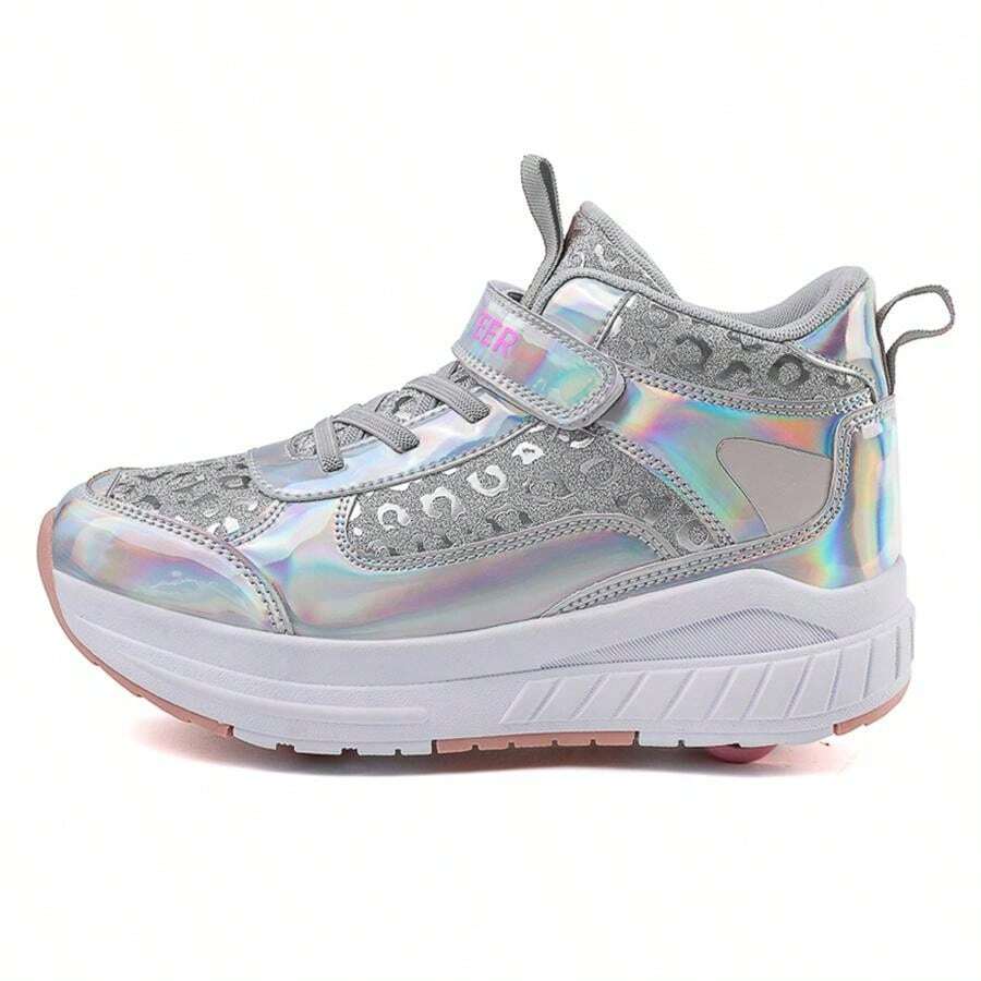 2024 Children Inline Skates, Glossy Multiple Pink Colors Available, 4