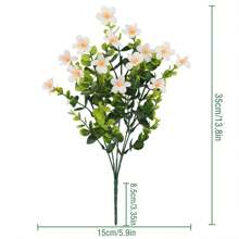 仿真塑料花 桉树花 家居装饰 桌面摆设 拍摄道具 - 米蘭花 - 查看 2