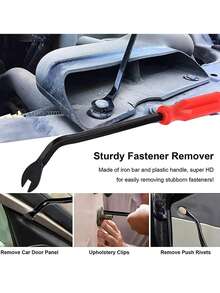 191Pcs Car Clips Fasteners Kit Auto Trim Panel Clip Mixed Body Bumper Rivet Door Trim Panel Retainer Car Interior Accessories Clips ﻿ - Black - View 7