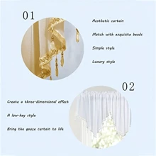 1pc Solid Color Triangle Shape Short Curtain, Rod Pocket Window Short Curtain, Half Window Curtain For Cafe Bar Kitchen Bedroom Decor - Grey - View 4