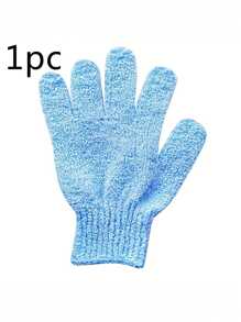 4/2/1pc Random Color Revitalizing Exfoliating Bath Gloves - Double Texture Gloves For Deep Cleansing & Polishing - Ideal For Spas, Massages & Body Scrubs - Soft & Durable Bathing Accessories