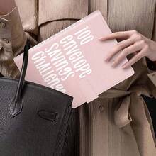 Budget Binder Money Saving Wallet Notebook Planner Cash Organiser Envelope - Pink - View 6