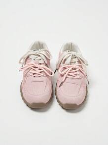 MASKERT Women's Multifunctional Fashionable Casual Shoes With Flat Rubber Soles, Casual Shoes, Daily Matching With Casual Shoes - Pink - View 5