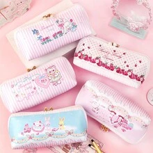 1pc Fashionable New Large Capacity Student Pencil Case, Cute Pencil Bag - Multicolor - View 9
