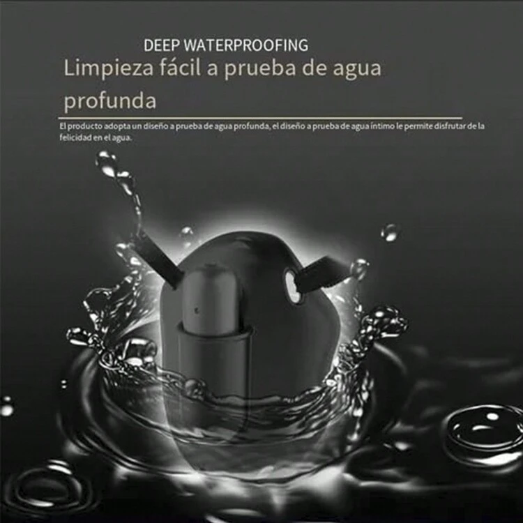 Vibrador Bala Clitoris, Juguetes Sexuales Vibrador Estimulación del Punto G y del Clítoris, Vibrador de Clítoris Impermeable con 12 Modos, Vibrador Completo de Silicona masajeador vibrante, Recargable USB - Negro - Ver 6