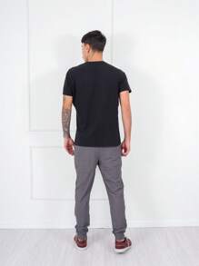 Men's Quick-Drying Stretch Pants - 灰色 - 查看 2