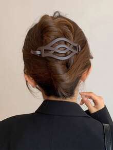 1 pieza Accesorio de horquilla de pelo con cierre de giro simple adecuado para peinado de moño para mujer - Multicolor - Ver 2