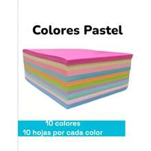 200 hojas de colores Carta - Multicolor - Ver 3