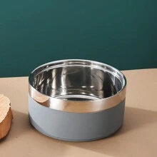 Bát ăn cho chó tùy chỉnh, Bát đựng thức ăn/nước cho chó, Bát nhỏ-lớn cho thú cưng, Bát đựng thức ăn cho mèo bằng thép không gỉ, Bát đựng thức ăn cho chó có tên theo yêu cầu, Quà tặng cho thú cưng - Xám - Xem 11