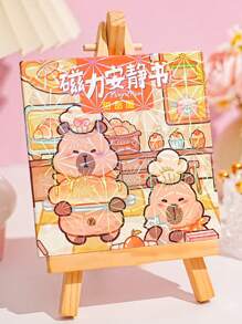 New Mini Cardboard Capybara Magnetic Quiet Book - Multicolor - View 13