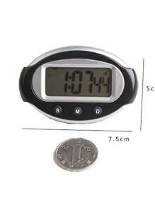Small Digital Electronic Alarm Clock NA813A, NA613D Compact Portable Travel Alarm Clock With Week, Date Battery Operated - 白色 - 查看 7