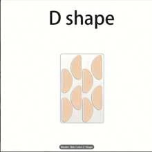 每包8件/16件/32件眼镜鼻托，柔软泡沫鼻托，自粘防滑眼镜鼻托，EVA泡沫眼镜鼻托，高鼻托柔软无痕，防滑板材质眼镜鼻贴（1.5毫米厚）