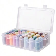 42/24 Slots Sewing Thread Storage Box For Small Spools Of Thread, Sewing Storage, Organizer Container Storage Box
