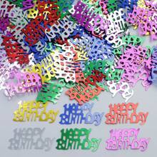 Happy Birthday Confetti - 15G Mixed Color Plastic Party Decorations, Perfect For All Ages & Themed Celebrations,Christmas - Multicolor - View 2