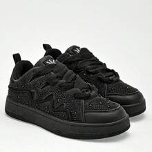 Women's Tennis Shoes - 黑色 - 查看 2